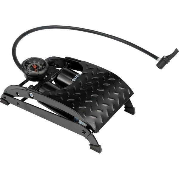 Картинка - Насос двойной ножной YATO с манометром [10]