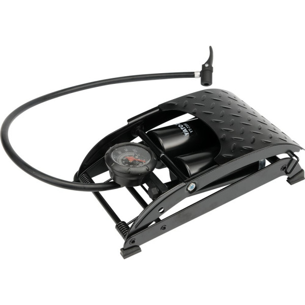 Картинка - Насос двойной ножной YATO с манометром [10]