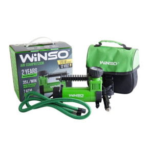 Компрессор автомобильный Winso 7 Атм 35 л/мин 170Вт 127000