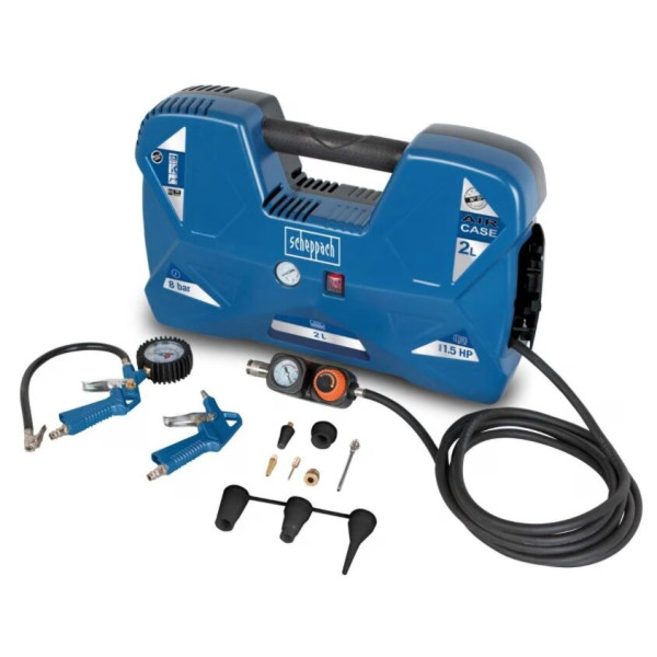 Картинка - Компрессор автомобильный Scheppach AIR FORCE