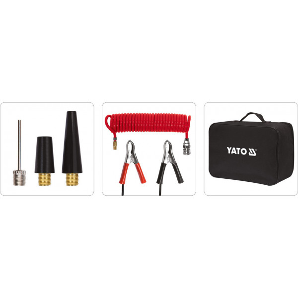 Картинка - Компрессор автомобильный YATO YT-73462