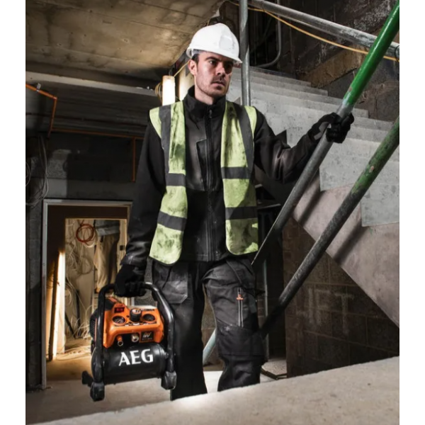 Картинка - Бесщеточный аккумуляторный компрессор AEG BK18-38BL-0 (без АКБ и ЗУ)