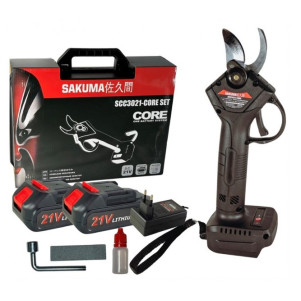 Аккумуляторный секатор SAKUMA SCC3021-CORE SET