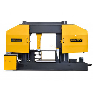 Напівавтоматична двоколонна стрічкова пилка по металу Beka-Mak BMSY-1110C