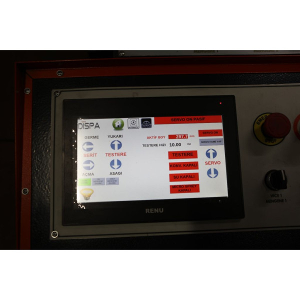 Картинка - Автоматическая двухколонная ленточная пилка DISPA MAKINA D-SP 350