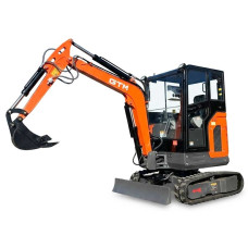Мини-экскаватор гусеничный GTM G-Tex 2500C (с закрытой кабиной + кондиционер)