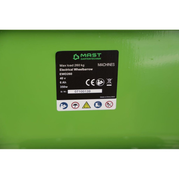 Фото - Электрическая тачка MAST EWD260