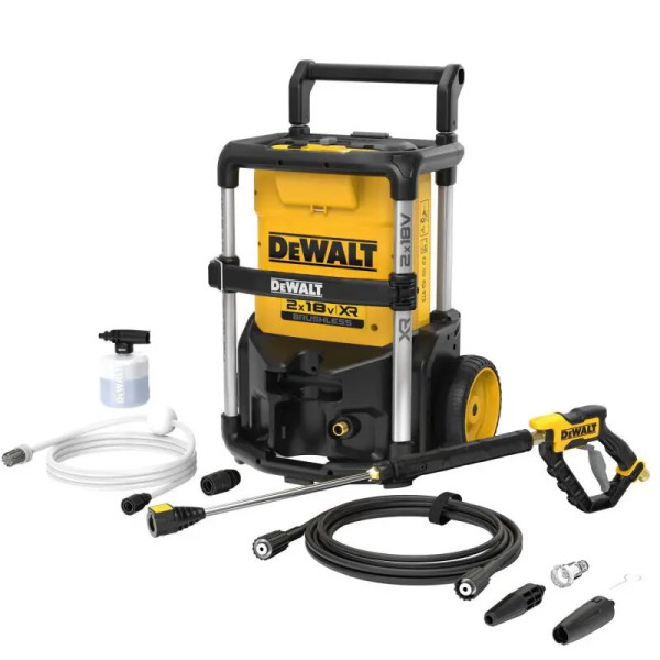 Картинка - Мойка высокого давления бесщеточная аккумуляторная DeWALT DCMPW1600N