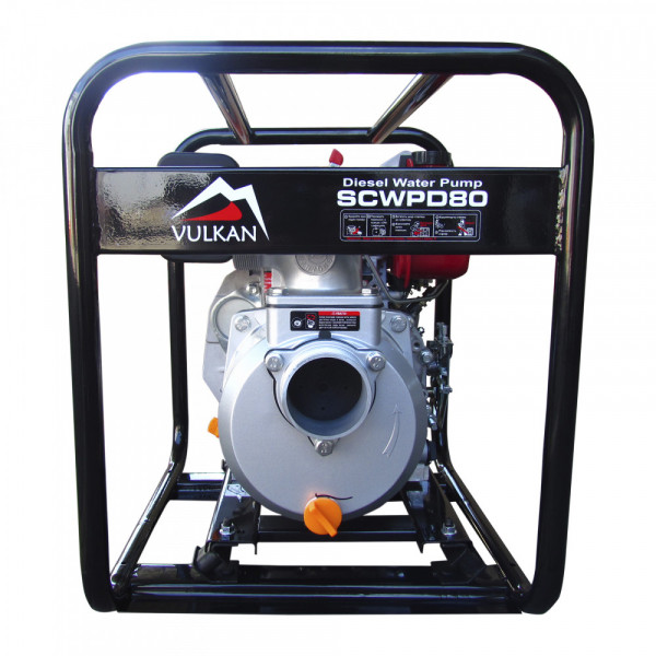 Картинка - Мотопомпа дизельная Vulkan SCWPD80 для чистой воды