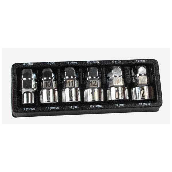 Фото - Універсальний гайковий ключ з торцевими головками Bass Polska BP-7080