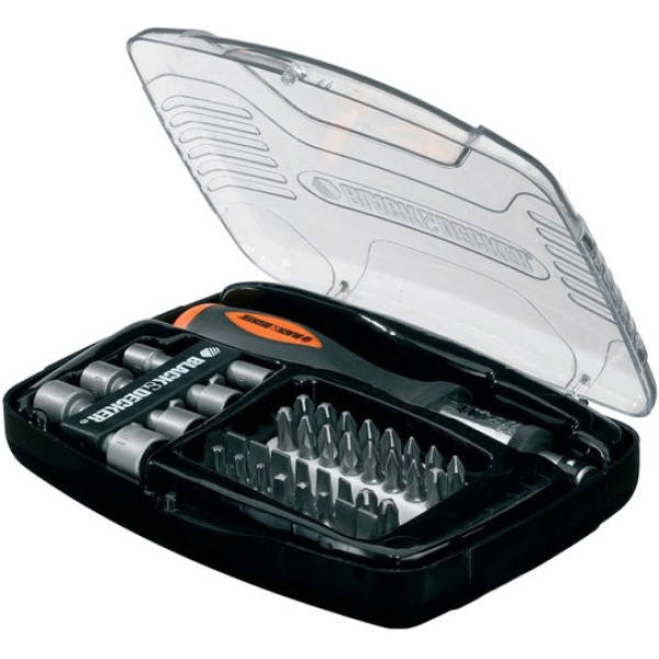Картинка - Набор инструментов Black+Decker 40 предметов (A7062)