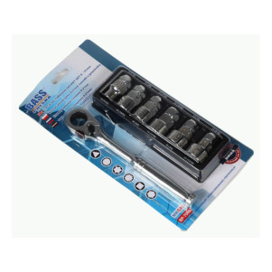 Універсальний гайковий ключ з торцевими головками Bass Polska BP-7080 Універсальний гайковий ключ з торцевими головками Bass Polska BP-7080