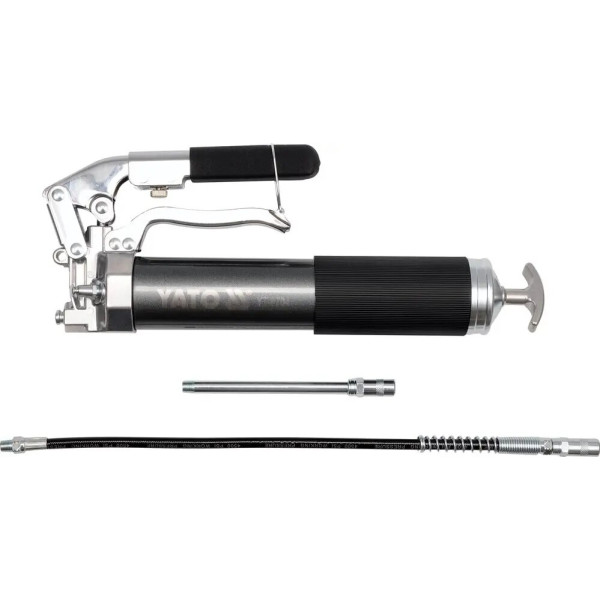 Фото - Шприц мастильний YATO 500 см3 70 MPa з жорстк. і гнучк. трубками YT-0704