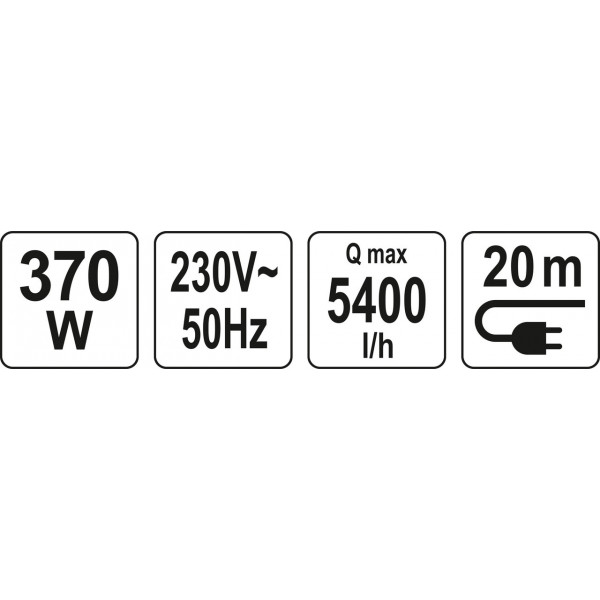 Картинка - Глубинный насос для воды Yato YT-85300