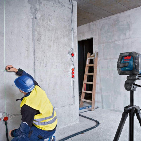 Фото - Лазерний нівелір Bosch GLL 2-15 G + LB 10 + BT 150