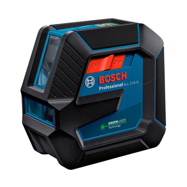 Фото - Лазерний нівелір Bosch GLL 2-15 G + LB 10 + DK 10 + кейс