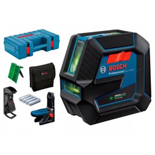 Фото - Лазерний нівелір Bosch GCL 2-50 G + RM 10 + DK 10 + кейс