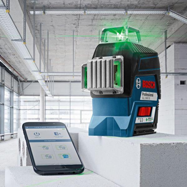Фото - Лазерний нівелір Bosch GLL 3-80 CG (12 V) + BM 1 + L-Boxx