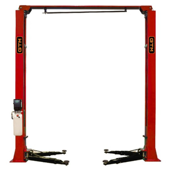 Картинка - Подъемник автомобильный 2-х стоечный GTM QJY240D 220 с верхней синхронизацией