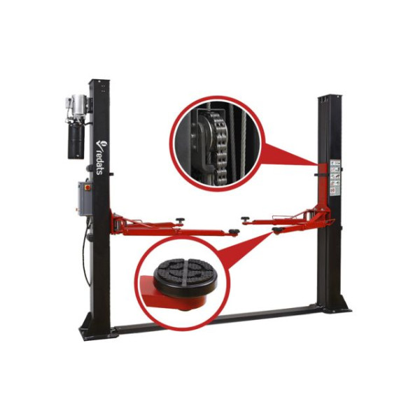 Картинка - Автоматический двухколонный подъемник REDATS L-220