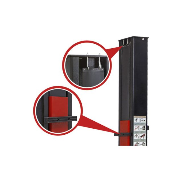 Картинка - Автоматический двухколонный подъемник REDATS L-220