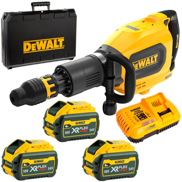 Фото - Молоток відбійний акумуляторний безщітковий SDS-MAX DeWALT DCH911X3