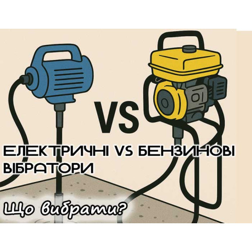 Електричні vs бензинові вібратори: що вибрати?