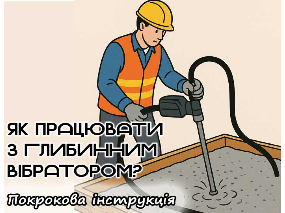 Покрокова інструкція: як працювати з глибинним вібратором