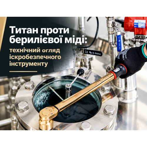 Титан против бериллиевой меди: технический обзор искробезопасного инструмента
