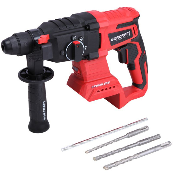 Картинка - Аккумуляторный перфоратор WORCRAFT CRH-S20LIBAM