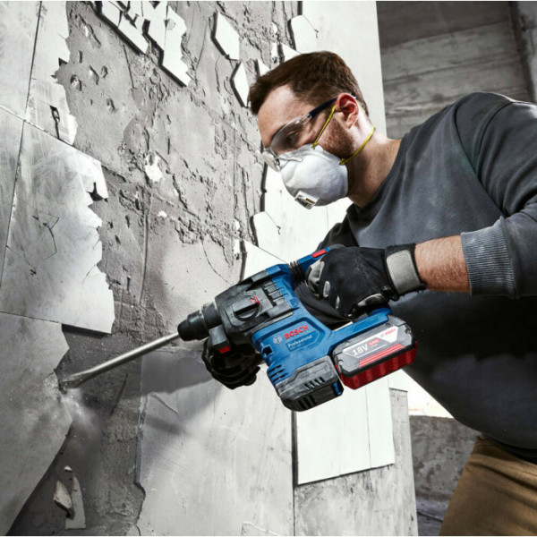 Картинка - Аккумуляторный перфоратор Bosch GBH 185-LI Kit 1x4A+1840 (0611924022)