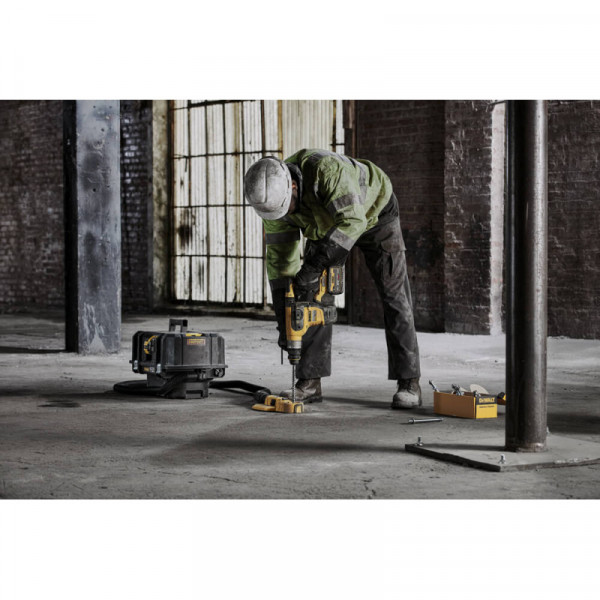Фото - Перфоратор аккумуляторный бесщеточный DeWALT, SDS-Plus, 54 В XR FLEXVOLT 3 Ач, 3 режима, 4.5 Дж, 0-725 об / мин, 0-4200 уд / мин, 2 аккумулятора, зарядное устройство, чемодан, вес 5.2 кг