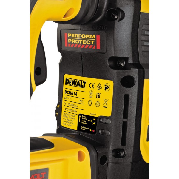 Картинка - Перфоратор аккумуляторный бесщёточный DeWALT DCH614N