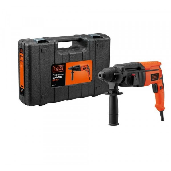 Картинка - Перфоратор сетевой Black+Decker SDS-Plus BDHR26KR