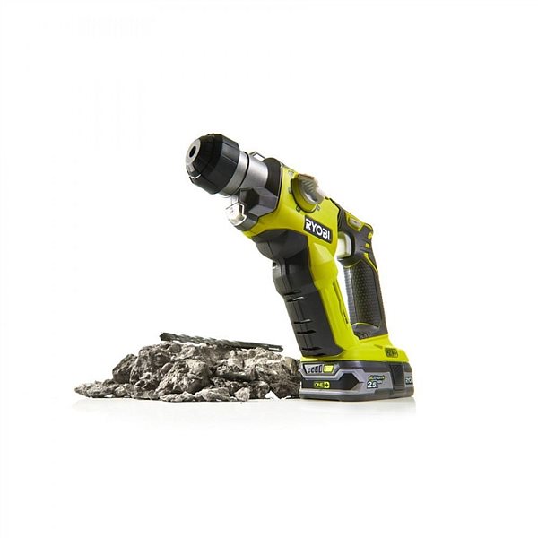 Картинка - Аккумуляторный перфоратор  RYOBI ONE+ R18SDS-0