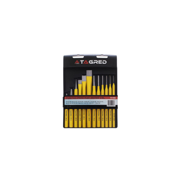 Картинка - Набор зубил, кернеров и пробойников TAGRED TA1068