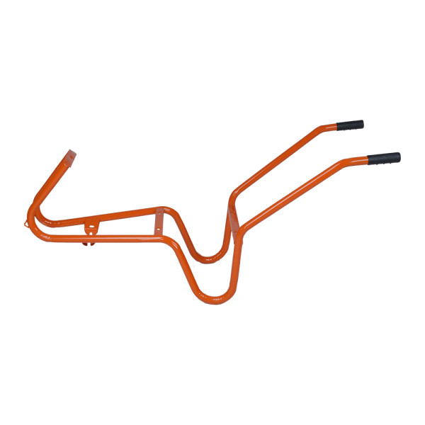 Фото - Тачка будівельна 1-но колісна VULKAN D2-100sr 180кг/100л оцинкована колесо цільнолите (зібрана)