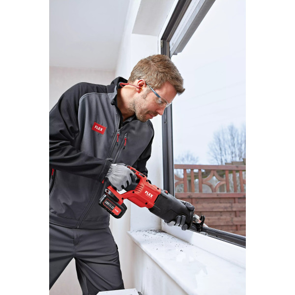 Картинка - Аккумуляторная сабельная пила FLEX RSP DW 18.0-EC/5.0 Set