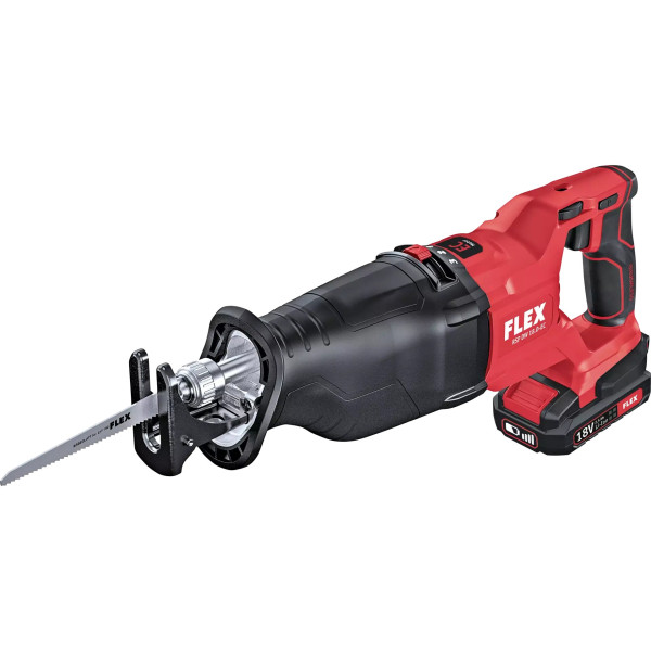 Картинка - Аккумуляторная сабельная пила FLEX RSP DW 18.0-EC/5.0 Set