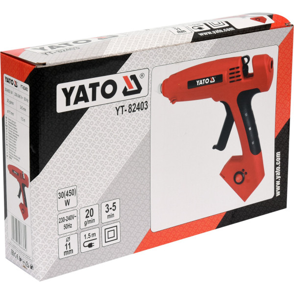 Фото - Пістолет клейовий YATO YT-82403