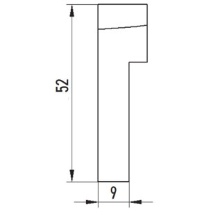 Резцы для торцевания нержавеющей стали 0° Promotech NOZ-000079