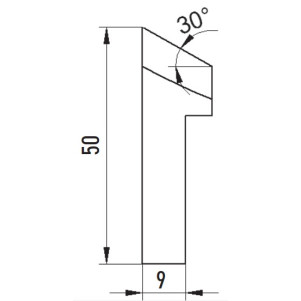 Резцы для снятия фаски 30° Promotech NOZ-000073