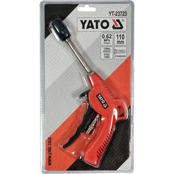 Фото - Пістолет пневматичний продувальний YATO YT-23723 з турбо-соплом