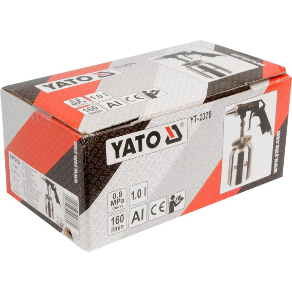 Фото - Пістолет піскоструйний з бачком YATO YT-2376