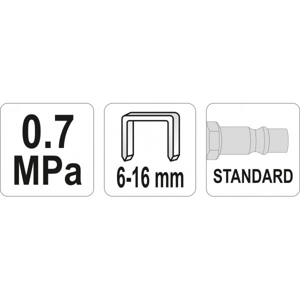 Фото - Степлер пневматичний YATO YT-09201