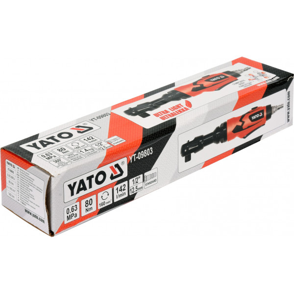 Картинка - Трещетка пневматическая YATO YT-09803