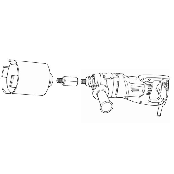 Картинка - Переходник Eibenstock M16(m) - M18(f) для ESD 1801