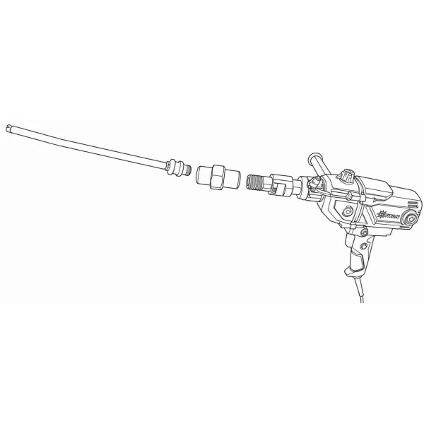Картинка - Переходник к алмазной коронке SUPERHARD М22 (м) на 1/2 (м) (для Titan PDAKB120,  PDAKB161)