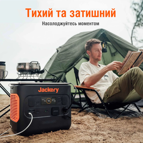 Картинка - Солнечный генератор Jackery 2000 Pro (Explorer 2000 Pro + 6 Solarsaga 200W+2 коннектора)