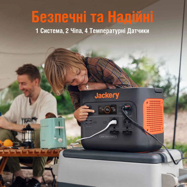 Картинка - Солнечный генератор Jackery 2000 Pro (Explorer 2000 Pro + 6 Solarsaga 200W+2 коннектора)